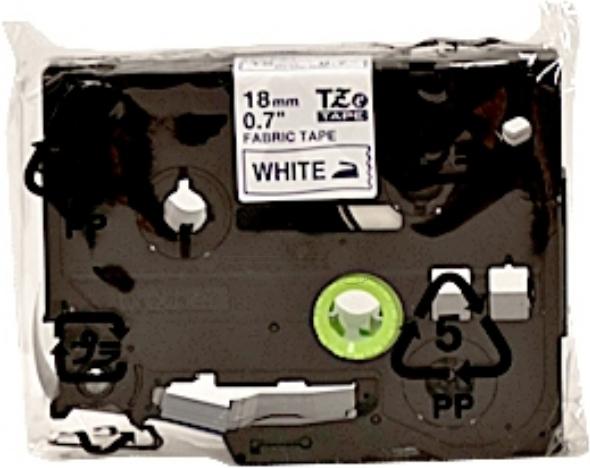 Produktbild Brother TZE-FA4B DirectLabel Aufbügelband blau auf weiss 18mm x 3m (1.80 cm, Blau)