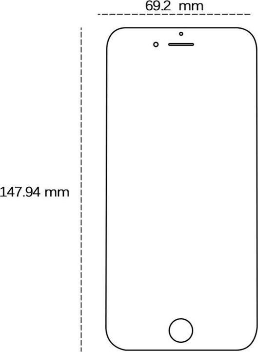 Actual product image OEM Tempered glass 2,5D for iPhone 6 Plus / 6s Plus (Apple iPhone 6 Plus, Apple iPhone 6s Plus)