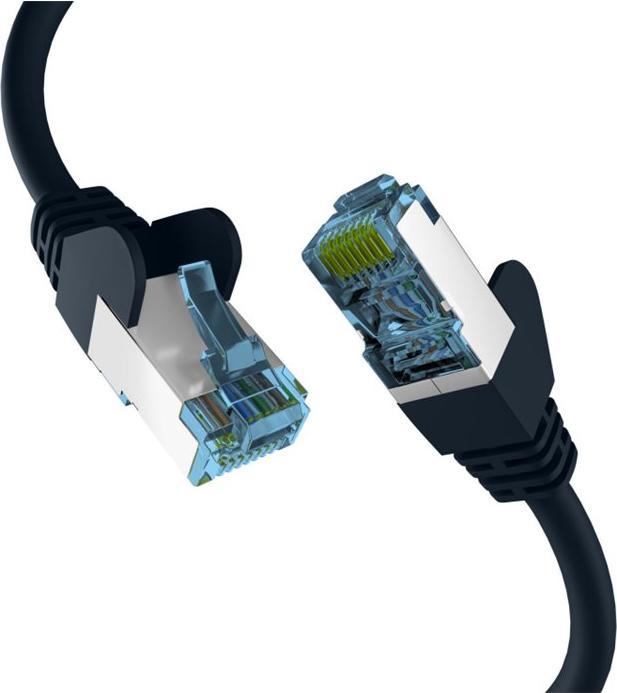 Productafbeelding EFB Elektronik CAT7 ZWART 2M RAW KABEL RJ45 (S/FTP, CAT7, 2 m)