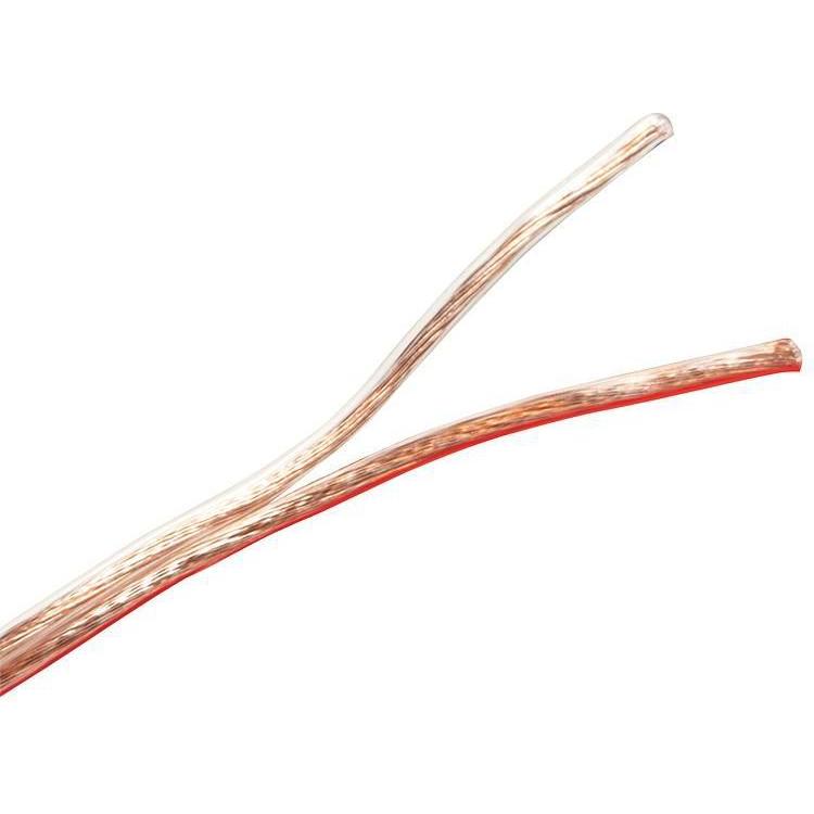 LogiLink CA Lautsprecherkabel (50 m, 1.50 mm²), Lautsprecherkabel, Transparent