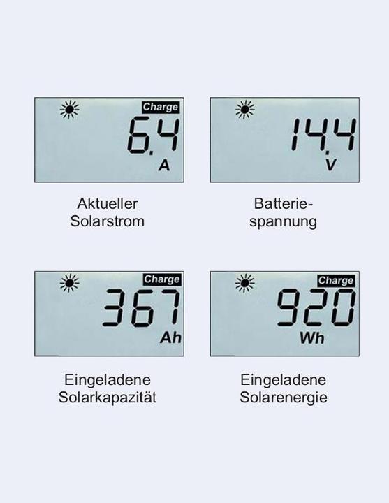 Produktbild Votronic 11250 (Marine) LCD-Solar-Computer S für MPP- und SR- Serie
