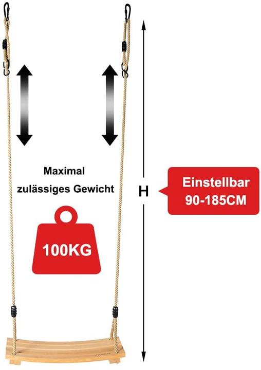 Produktbild Yaersi Holz-Schaukelsitz bis 100 kg