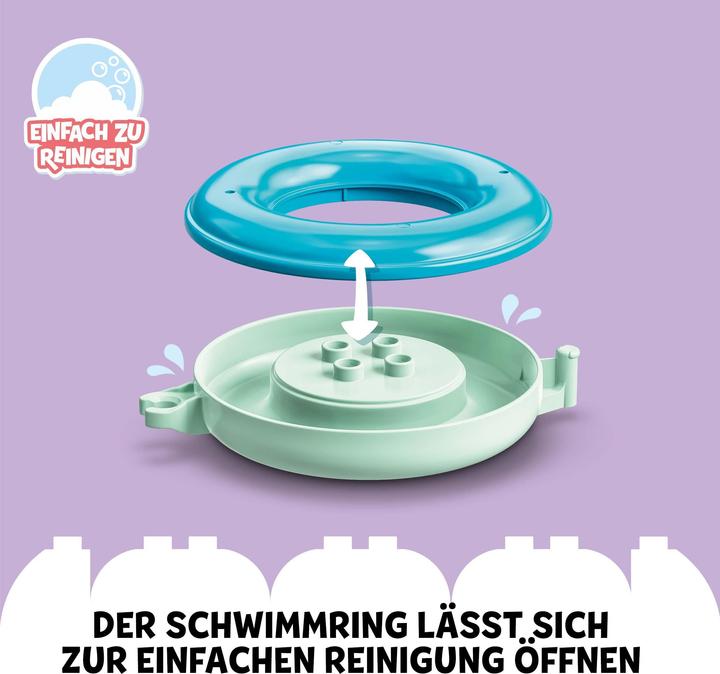 Produktbild LEGO Badewannenspass: Schwimmende Tierinsel (10966)