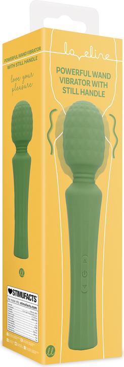 Productafbeelding Loveline Powerful Wand Vibrator Massager with Still Handle - Green Mumba