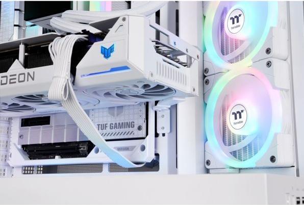 Produktbild Thermaltake Geh View 380 XL WS Midi Tower "ARGB Snow" White retail (ATX, Micro ATX (mATX), Mini-ITX)