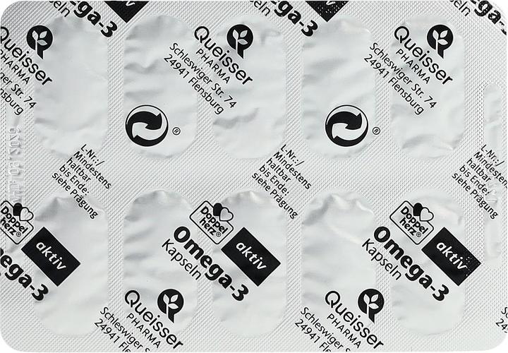 Produktbild Doppelherz Omega-3 1400 Hochdosiertes Omega-3-Konzentrat mit Vitamin E 30 Kapseln (30 Stk., Kapseln, 59.20 g)