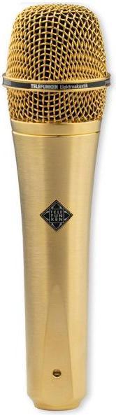 Actual product image Telefunken Mikrofon M80 Satin Gold mit XLR-Kabel