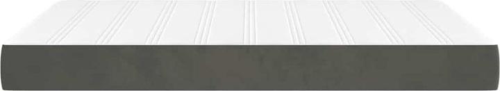 Image du produit vidaXL Taschenfederkernmatratze Dunkelgrau Samt (140 x 220 cm, Noyau de printemps)