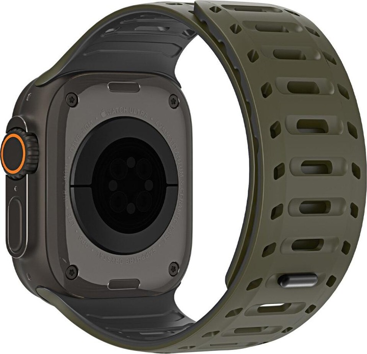 Actual product image Dux Ducis CS Armband (49 mm, 45 mm, 46 mm, 44 mm, 42 mm, Silicone, Apple Watch Series 5, Apple Watch Series 4, Apple Watch Series 3, Apple Watch Ultra 2, Apple Watch Series 7, Apple Watch Series 9, Apple Watch Ultra, Apple Watch Series 6, Apple Watch Series 10, Apple Watch SE, Apple Watch Series 8)