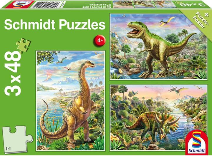 Produktbild Schmidt Spiele Abenteuer mit den Dinosauriern (144 Teile)