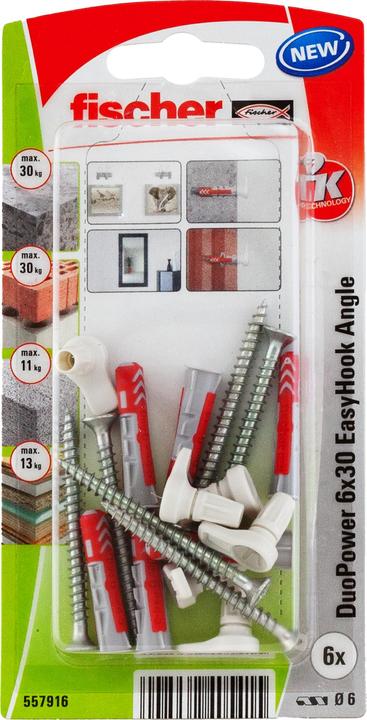 Produktbild Fischer DuoPower 6x30 EasyHook Angle K