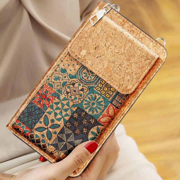 Actual product image Avizar CorkMosaic cork bag