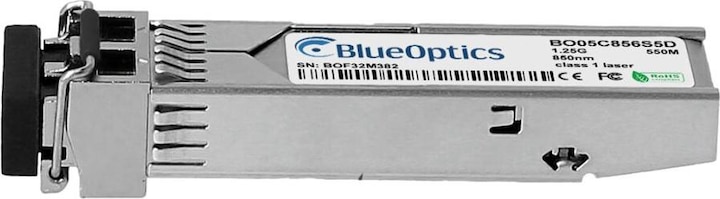 Actual product image BlueOptics Cisco ONS-SC-GE-SX compatible SFP BO05C856S5D