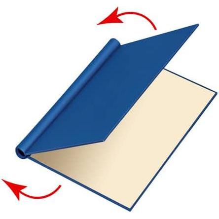 Thumbnail - 4x Veloflex, Mappe, Klemmbinder DIN A4 20mm Karton blau (A4, 1 x)