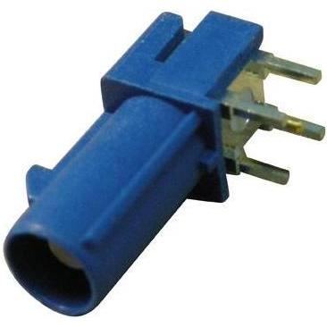 Varia FAKRA-Stecker Typ C, gewinkelt 90° für PBC, Elektronikkabel + Stecker, Blau