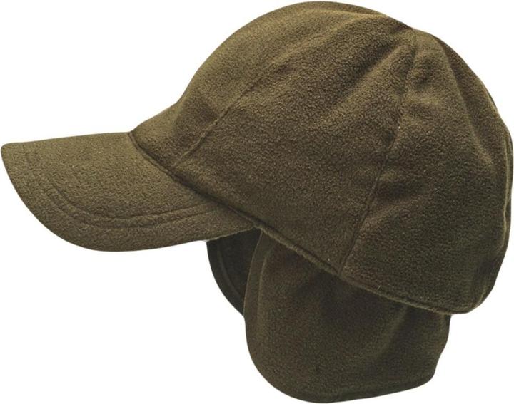 Immagine prodotto Elutex Cappello reversibile "Windsor" da caccia arancione oliva in pile con copriorecchie (56, 57, 58)