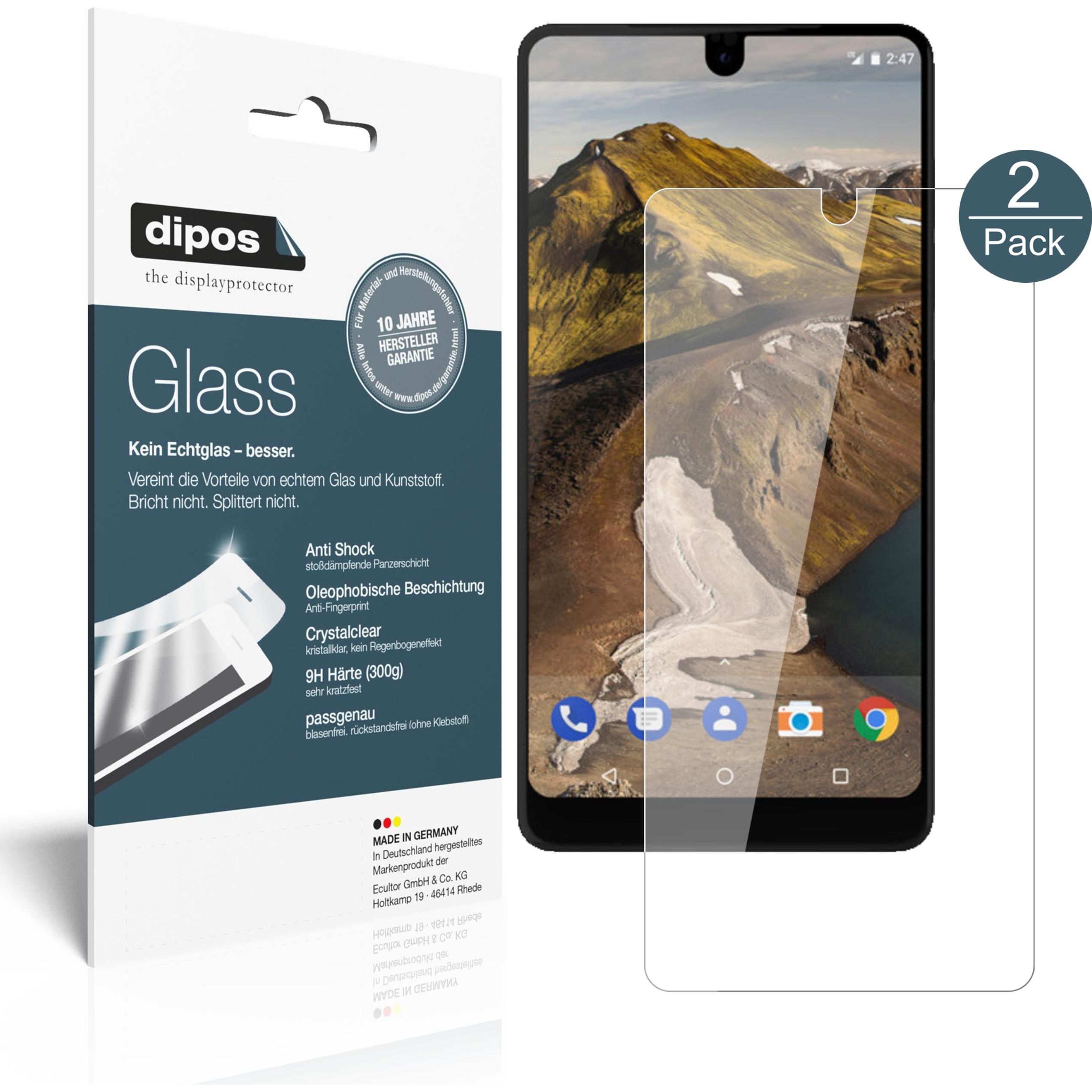 Dipos Displayschutz Anti-Shock (1 Stück, Essential Phone), Smartphone Schutzfolie, Transparent