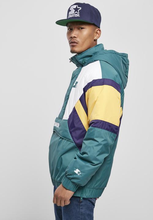 Actual product image Starter Color Block Half Zip Retro Jacket (S)