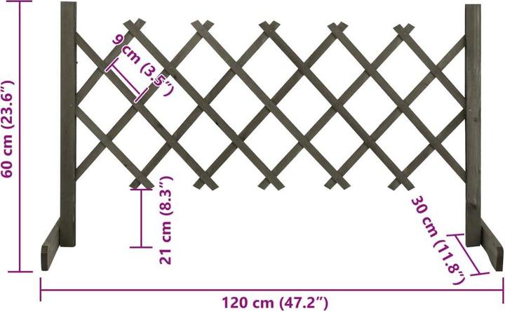 Produktbild vidaXL Rankgitter