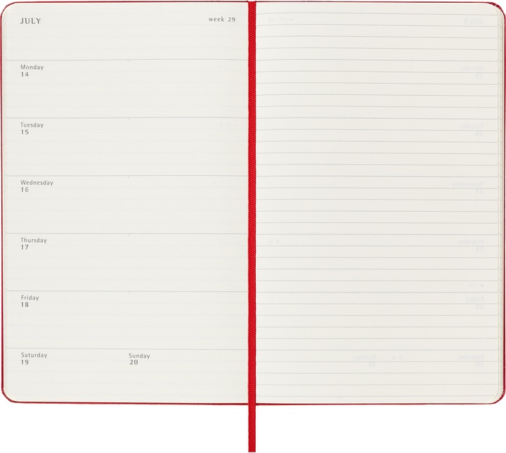 Actual product image Moleskine Notebook (A5, English)