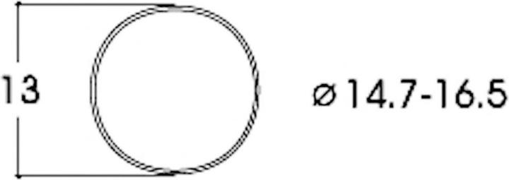 Produktbild Roco H0 Haftreifen 40071 14.7 - 16.
