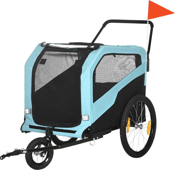 Actual product image PawHut Dog trailer with reflectors