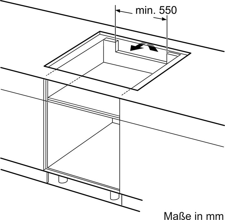 Image du produit Bosch Hausgeräte PIE61RBB5E - Série 4 - Inbouw Inductiekookplaat