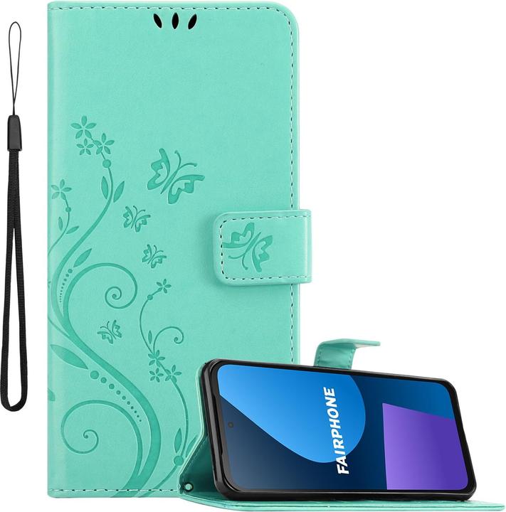 Produktbild Cadorabo Hülle für Fairphone 5 mit Blumen Muster (Fairphone 5)