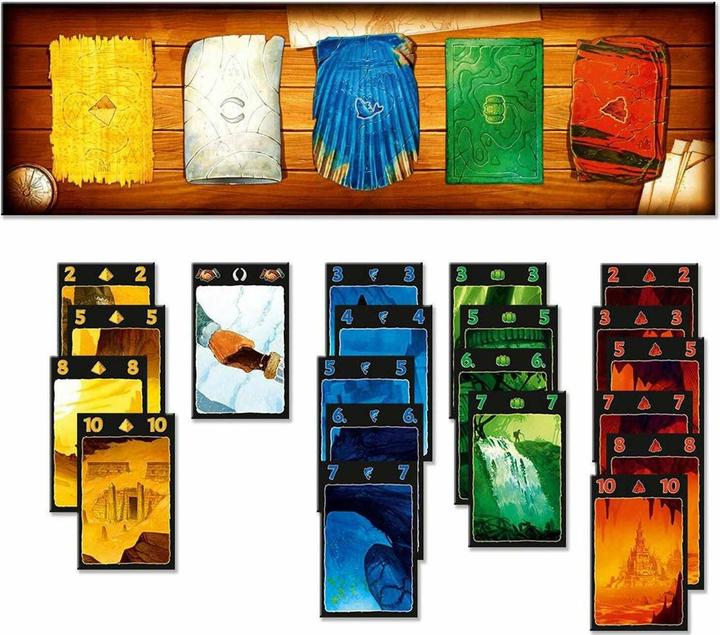 Actual product image Kosmos Lost Cities (German, 2 Players)