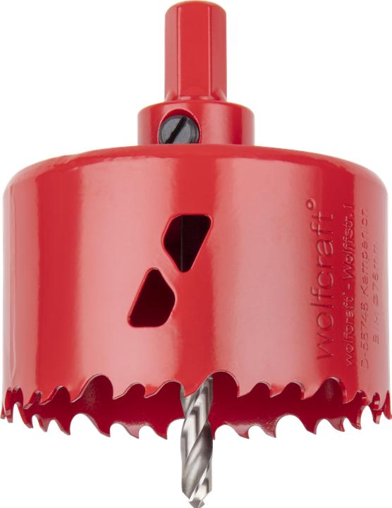 Actual product image wolfcraft 1 hole saw BiM ø76mm (76 mm)
