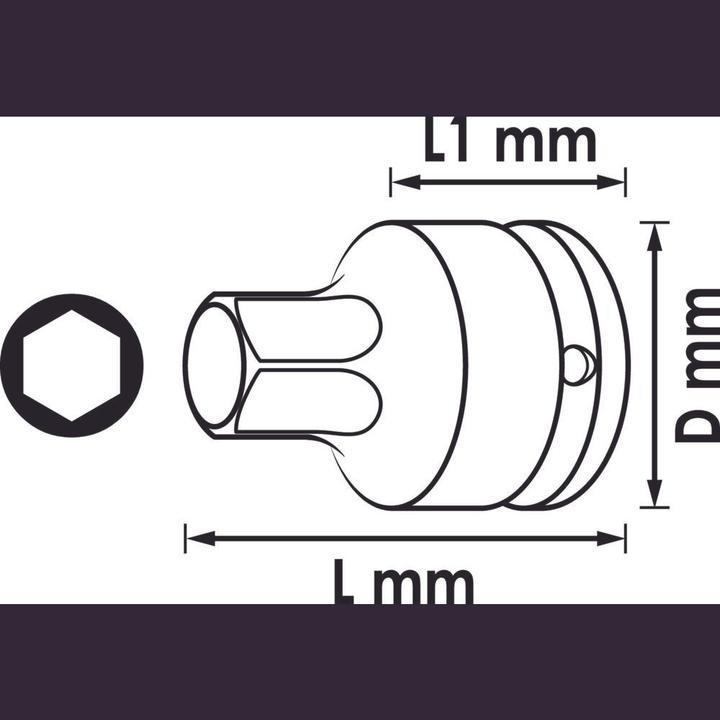 Produktbild Vigor 3/4" KRAFTSTECKSCHLÜSSEL H21 (21 mm)