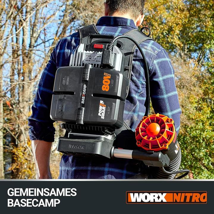 Productafbeelding Worx Accu rugblazer (Oplaadbare batterij, Bladblazer)