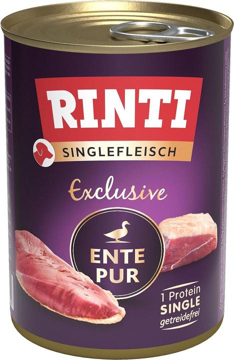 Immagine prodotto Rinti Anatra a carne singola PUR, 400g (Adulto, 1 pz., 400 g)
