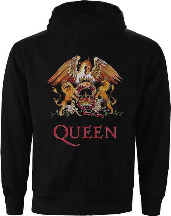 Immagine prodotto Queen Felpa con Cappuccio Classico Con Cerniera Manica Lunga Adulto Unisex (L)