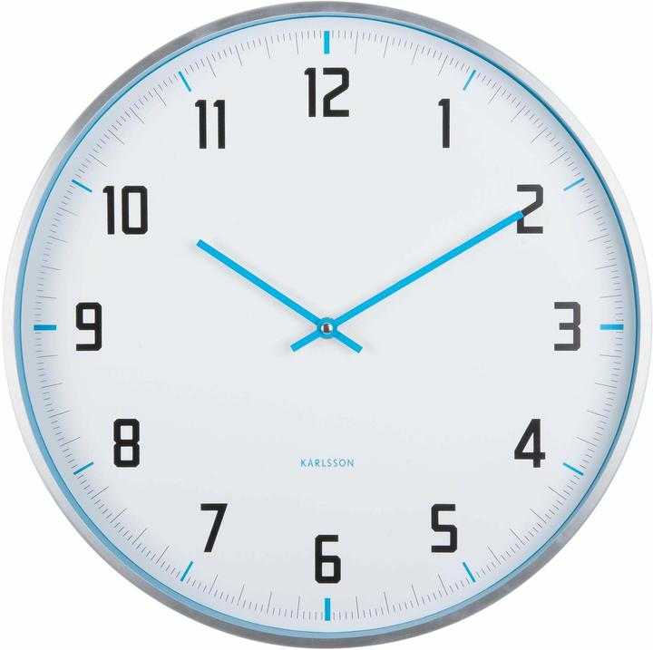 Produktbild Karlsson Wanduhr Sporty Bright blue (40 cm)