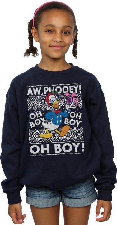 Immagine prodotto Disney Donald Duck Christmas Fair Isle Felpa Ragazze (116)