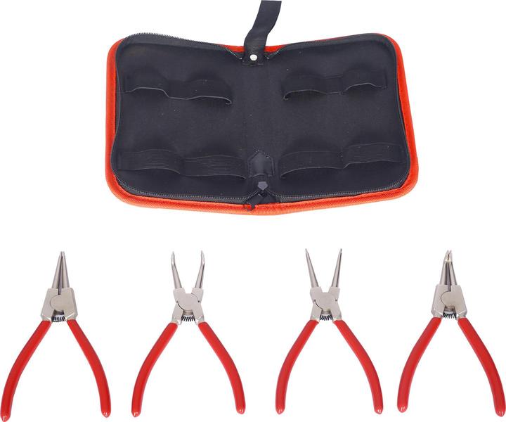 Actual product image XPOtool Circlip Pliers Set 4 Pieces Internal External Snap Ring Pliers 90 Degree Bent and Straight (215 mm)