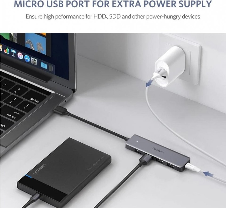 Produktbild Ugreen 4 Port-C Hub (USB-C, 4 Ports)