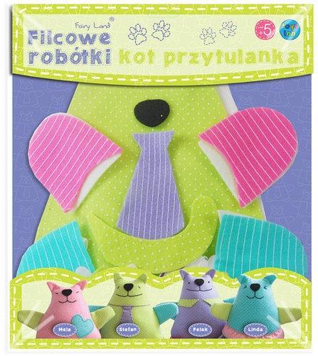 Produktbild Stnux Rinkinys kreatives Katzenkuscheltier Stefan fühlte sich in Handarbeit an (9 cm)