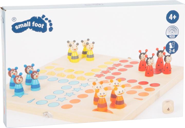 Produktbild small foot Ludo Tiere (Deutsch, Englisch, Französisch, Italienisch, 2 - 4 Spieler)