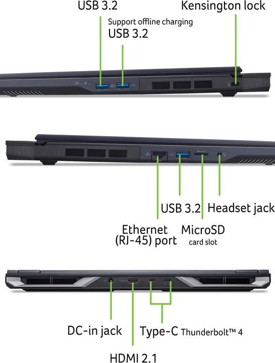 Produktbild Acer Predator Helios Neo 16 AI (16", 1000 GB, 32 GB, CH, Intel Core Ultra 9 275HX)