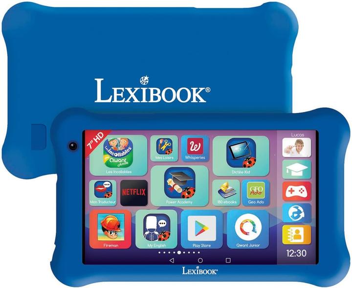 Image du produit Lexibook Tablette LexiTab Master 7 pouces avec contenu éducatif et coque de protection Super Mario Version FR (Français, 6 - 14 Années)