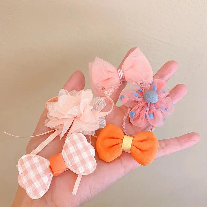 Produktbild Activity Board 10 Stück entzückende Blumen-Haarspangen, Haarschmuck für Mädchen, 10 Stück Mädchen-Haargummis mit