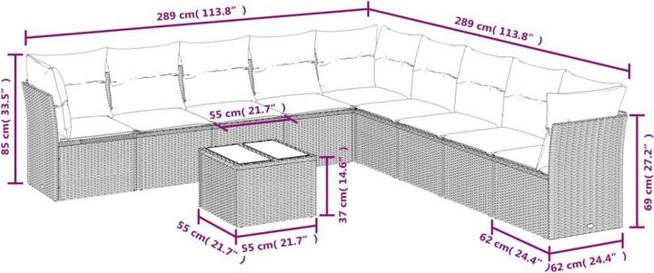 Produktbild vidaXL Hana