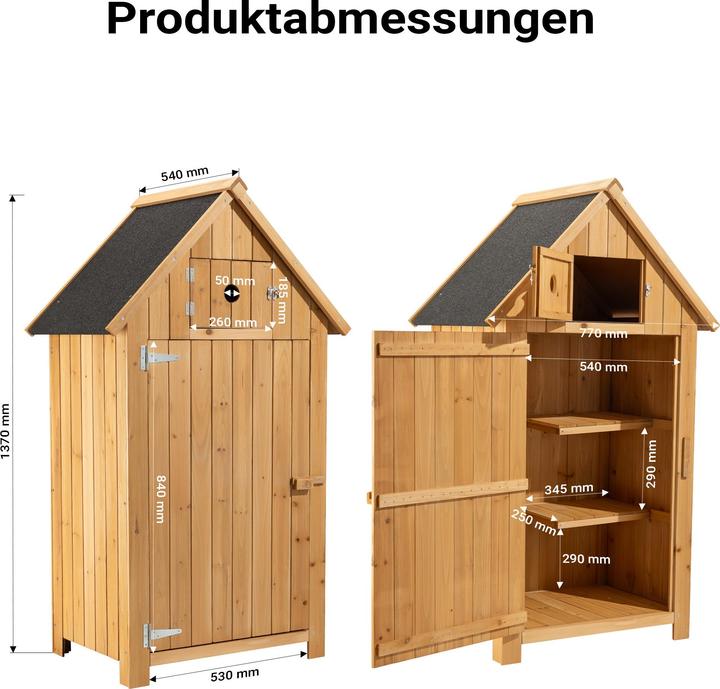 Produktbild Wiltec Gartenhaus