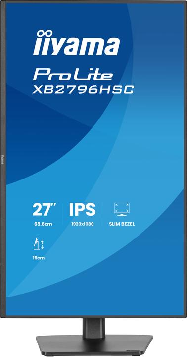 Image du produit iiyama 27" IPS-panel, 1920x1080@144Hz, 15cm Hei (1920 x 1080 pixels, 27")