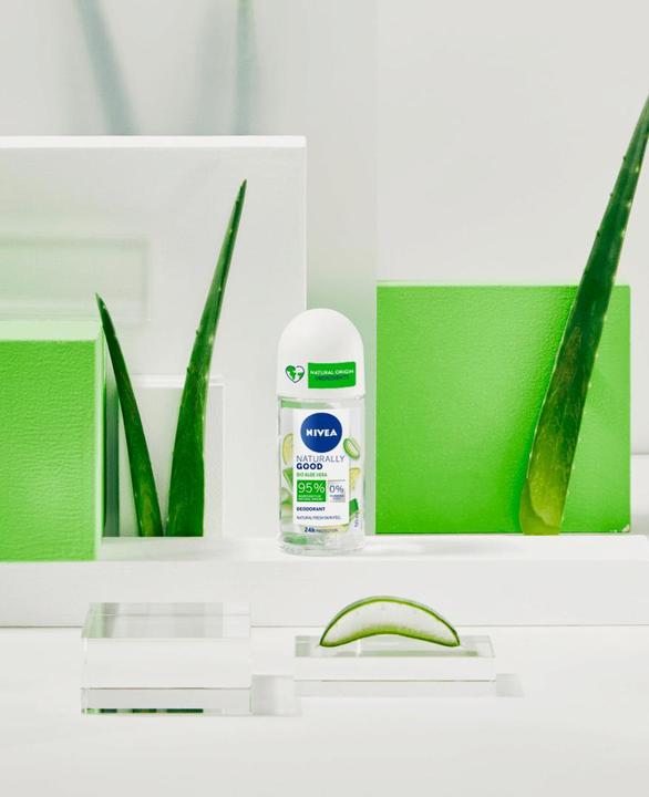 Immagine prodotto NIVEA NATURALMENTE BUONO ALOE VERA deo roll-on 50 ml (Roll-on, 50 ml)