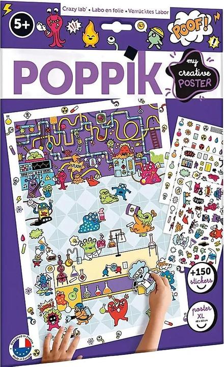 Produktbild Poppik Sticker Kreativ Poster Verrücktes Labor