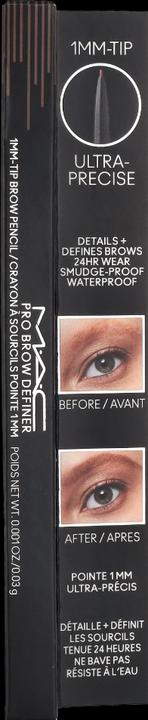 Produktbild MAC Cosmetics Pro Brow Definer 1Mm-Tip Brow Pencil Strut (Strut)