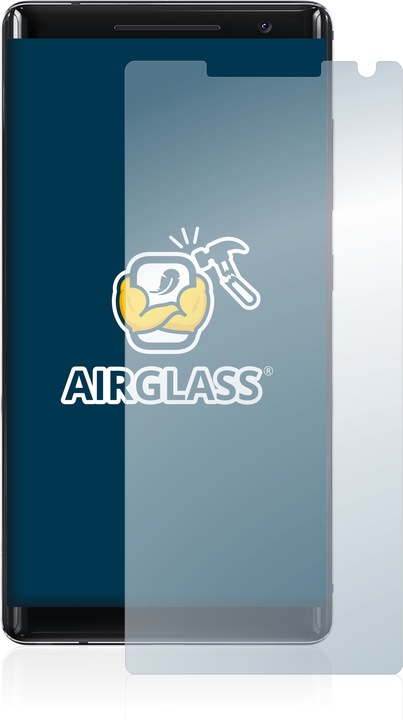 Actual product image BROTECT AirGlass Glass (1 Piece, Nokia 8 Sirocco)